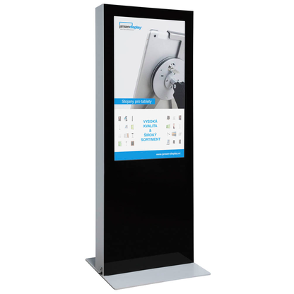 Artikelbild für Showdown® Displays Digitale Infostele doppelseitig Infostele mit LED-Display, schwarz, 108,0 cm (43 Zoll), Artikelnummer 923894