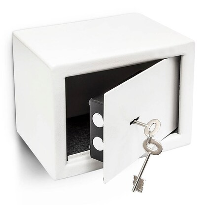 Artikelbild 4 für relaxdays Möbeltresor hellgrau 23,0 x 17,0 x 17,0 cm, Artikelnummer 448734