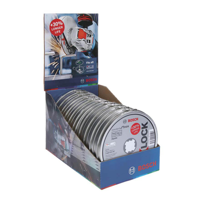 Artikelbild für BOSCH Trennscheiben X-LOCK Standard for Inox, 10 St., Artikelnummer 218679