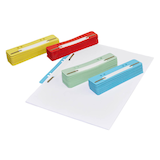 Artikelbild 1 für büroplus Heftstreifen farbsortiert Karton, 100 St., Artikelnummer 571927