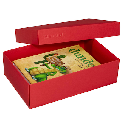 Artikelbild für BUNTBOX L Geschenkboxen 3,6 l rot 26,6 x 17,2 x 7,8 cm, 2 St., Artikelnummer 303807