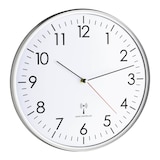 Artikelbild 1 für TFA® Funkwanduhr weiß silber Kunststoff, Ø 33,0 cm, Artikelnummer 364824