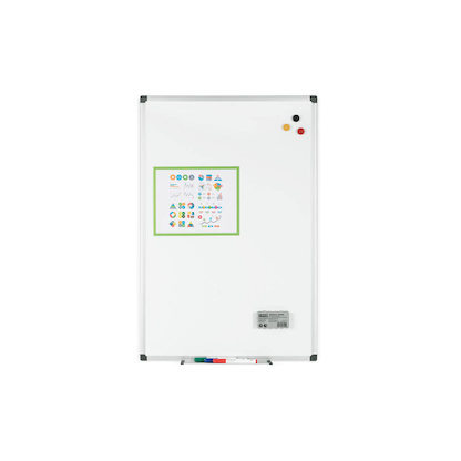 Artikelbild 8 für Bi-Office Whiteboard MAYA 180,0 x 120,0 cm weiß lackierter Stahl, Artikelnummer 609685