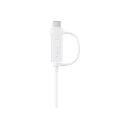 Artikelbild 2 für SAMSUNG USB 2.0 A/USB C, Micro USB 2.0 B Kabel 1,5 m weiß, 1 St., Artikelnummer 827877