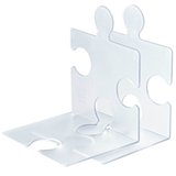 Artikelbild 1 für HAN Buchstützen PUZZLE transparent 12,3 x 14,2 x 17,1 cm, 2 St., Artikelnummer 171514