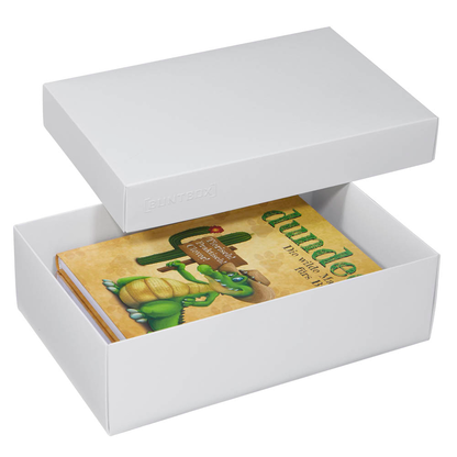 Artikelbild für BUNTBOX L Geschenkboxen 3,6 l weiß 26,6 x 17,2 x 7,8 cm, 2 St., Artikelnummer 303814