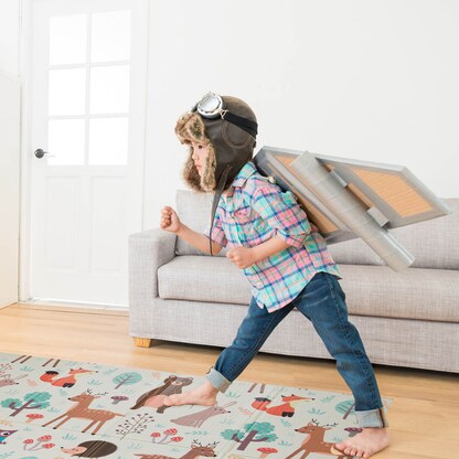 Artikelbild 4 für relaxdays Spielmatte Waldtiere weiß/bunt 195,0 x 150,0 cm, Artikelnummer 441962