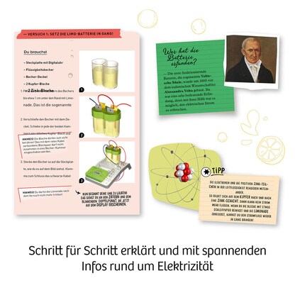 Artikelbild 4 für KOSMOS Experimentierkasten Limo-Uhr mehrfarbig, Artikelnummer 820583