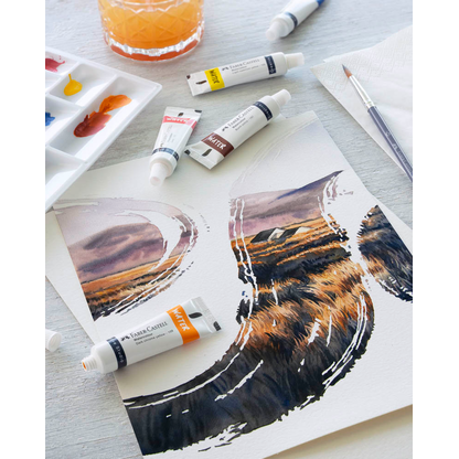 Artikelbild 4 für FABER-CASTELL Aquarellfarben farbsortiert 12 x 9,0 ml, 12 St., Artikelnummer 106269