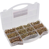 Artikelbild 1 für CONNEX Mehrzweckschrauben-Sortiment Senkkopf TX, verzinkt DP8500132, Artikelnummer 407538