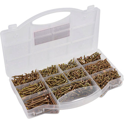 Artikelbild für CONNEX Mehrzweckschrauben-Sortiment Senkkopf TX, verzinkt DP8500132, Artikelnummer 407538