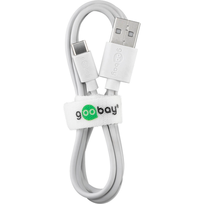 Artikelbild 3 für goobay Ladekabel mit Adapter weiß, Kabellänge: 1,0 m, 5 Watt, Artikelnummer 557209