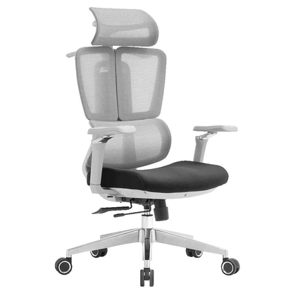 Artikelbild für LÜLLMANN Bürostuhl, 210480 Stoff grau, Gestell alu, Artikelnummer 791008