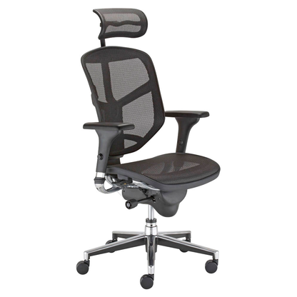 Artikelbild für Nowy Styl Bürostuhl Enjoy Stoff schwarz, Gestell chrom, Artikelnummer 471084