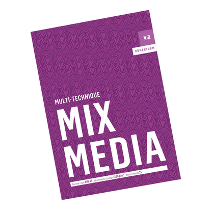 Artikelbild für RÖMERTURM Zeichenblock MIX MEDIA DIN A3 300 g/qm, 25 Blatt, 1 Block, Artikelnummer 660353