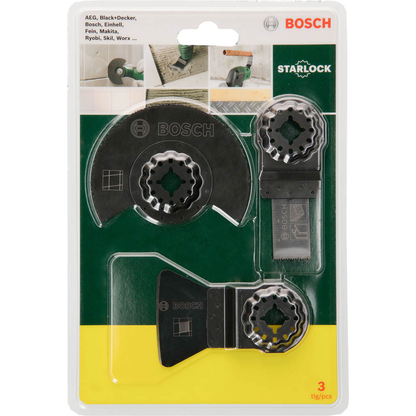 Artikelbild 2 für BOSCH Starlock Starter-Set Tiles Tauchsägeblätter-Set 3-teilig, 1 Set, Artikelnummer 208346