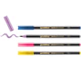 Artikelbild 1 für edding 1340 glitzer Brush-Pens farbsortiert, 4 St., Artikelnummer 512198