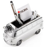 Artikelbild 1 für TROIKA® Stiftehalter FOREVER T1 schwarz/silberfarben Metall 4 Fächer 16,0 x 4,0 x 7,9 cm, Artikelnummer 665972