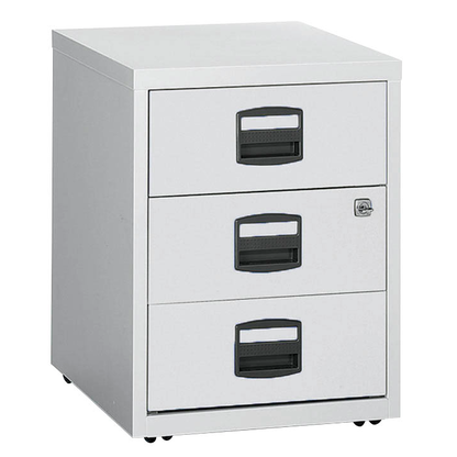 Artikelbild für BISLEY Home Rollcontainer lichtgrau 3 Auszüge 41,3 x 40,0 x 52,8 cm, Artikelnummer 728808