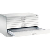 Artikelbild 1 für CP 7200 Planschrank lichtgrau 8 Schubladen 135,0 x 96,0 x 76,0 cm, 1 St., Artikelnummer 682106