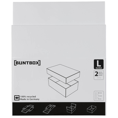 Artikelbild 5 für BUNTBOX L Geschenkboxen 3,6 l weiß 26,6 x 17,2 x 7,8 cm, 2 St., Artikelnummer 303814