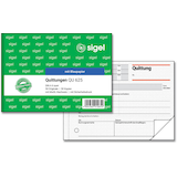 Artikelbild 1 für SIGEL Quittung, MwSt. separat ausgewiesen Formularbuch QU625, 1 St., Artikelnummer 855122