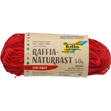 Artikelbild 1 für folia Naturbast matt hochrot 0,5 mm x 50,0 g, Artikelnummer 354581