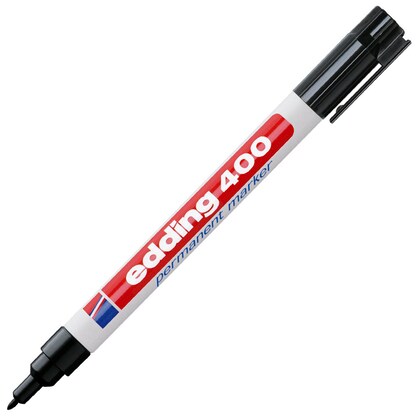 Artikelbild für edding 400 Permanentmarker schwarz 1,0 mm, 1 St., Artikelnummer 135576