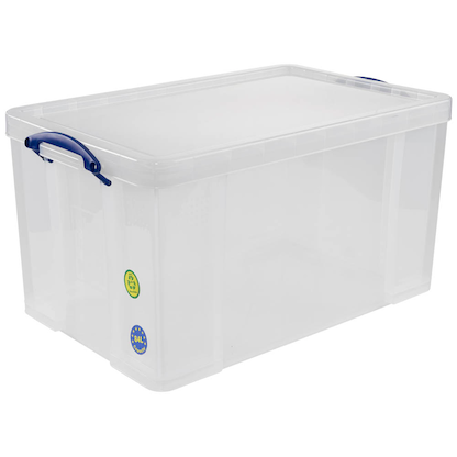 Artikelbild für Really Useful Box Aufbewahrungsbox 84,0 l transparent 71,0 x 44,0 x 38,0 cm, 1 St., Artikelnummer 404301