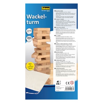 Artikelbild 8 für Idena Wackelturm Geschicklichkeitsspiel, 1 St., Artikelnummer 140877