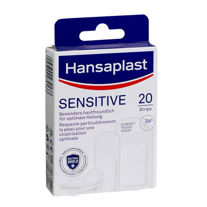 Artikelbild für Hansaplast Pflaster SENSITIVE 46041 weiß, 20 St., Artikelnummer 148709