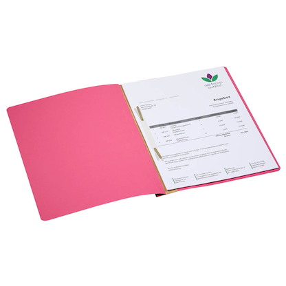 Artikelbild 4 für LEITZ Ösenhefter 3742 Karton rot DIN A4, 50 St., Artikelnummer 130760