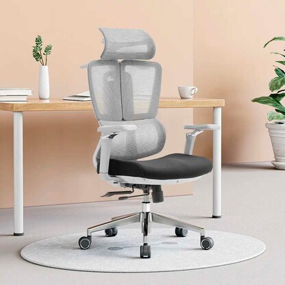 Artikelbild 9 für LÜLLMANN Bürostuhl, 210480 Stoff grau, Gestell alu, Artikelnummer 791008