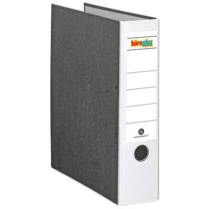 Artikelbild 2 für büroplus Ordner weiß marmoriert Karton 8,0 cm DIN A4, 1 St., Artikelnummer 148817