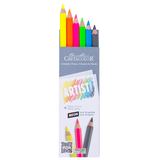 Artikelbild 1 für Brevillier's CRETACOLOR Artist Studio MEGA Neon + Graphit Buntstifte farbsortiert, 6 St., Artikelnummer 883525