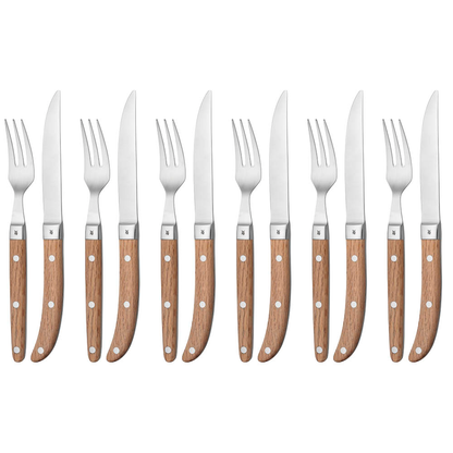 Artikelbild 2 für WMF Steakbesteck Ranch braun matt, 12 St., Artikelnummer 981696