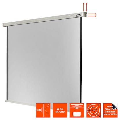 Artikelbild 3 für celexon elektrische Rolloleinwand Professional Motor 1:1, 200 x 200 cm Projektionsfläche, Artikelnummer 694143