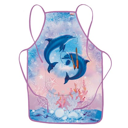 Artikelbild für ROTH Mädchen Kinder Malschürze Delfine blau Einheitsgröße 1 St., Artikelnummer 581078
