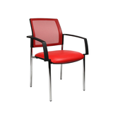 Artikelbild 1 für Topstar Besucherstühle BtoB 10 BB290A S01 rot Stoff, 2 St., Artikelnummer 283445