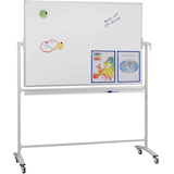 Artikelbild 1 für FRANKEN mobiles Whiteboard 120,0 x 90,0 cm weiß lackierter Stahl, Artikelnummer 529673