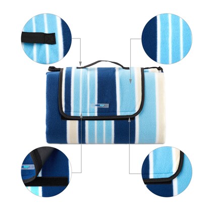 Artikelbild 4 für relaxdays Picknickdecke isoliert mehrfarbig 200,0 x 200,0 cm, 1 St., Artikelnummer 449054