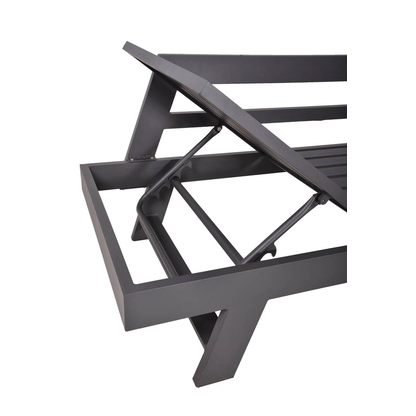 Artikelbild 5 für Garden Pleasure Loungegruppe DONNA grau, anthrazit Metall, 13-teilig, Artikelnummer 707491