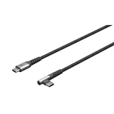 Artikelbild 1 für goobay USB-C USB-Kabel 2,0 m grau, schwarz, 1 St., Artikelnummer 655809
