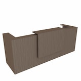 Artikelbild 1 für Quadrifoglio Empfangstheke gerade, eukalyptus 285,0 x 88,0 x 113,0 cm, Artikelnummer 779787
