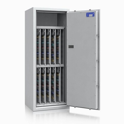 Artikelbild für ISS safe4key Schlüsseltresor lichtgrau mit 880 Haken, Elektronikschloss, 50,0 x 42,0 x 130,0 cm, 1 St., Artikelnummer 850402