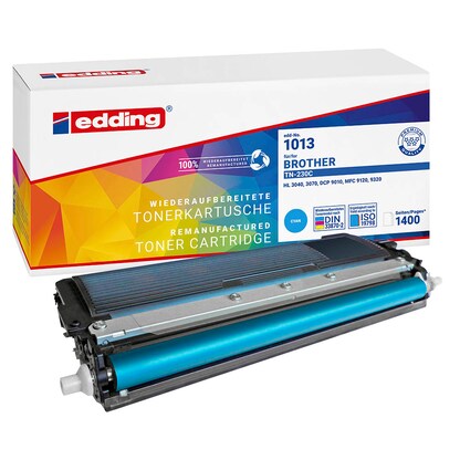 Artikelbild für edding cyan Toner kompatibel zu brother TN-230C, Artikelnummer 115089