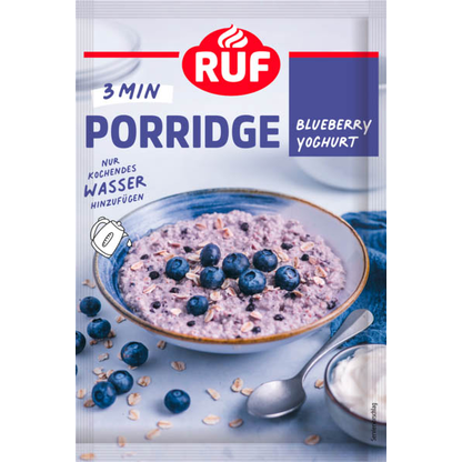 Artikelbild für RUF PORRIDGE BLUEBERRY YOGHURT 65,0 g, 1 St., Artikelnummer 531416