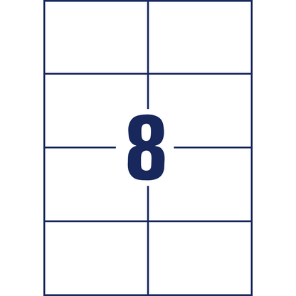 Artikelbild 2 für AVERY Zweckform Versandetiketten weiß 10,5 x 7,4 cm, 300 Blatt, Artikelnummer 715119