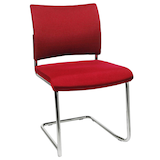 Artikelbild 1 für Topstar Besucherstühle Visit 20 NV390 G21 rot Stoff, 2 St., Artikelnummer 133191