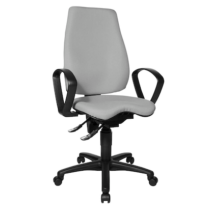 Artikelbild 2 für Topstar Bürostuhl Body Balance 450, BAK450T23 Stoff grau, Gestell schwarz, Artikelnummer 472613